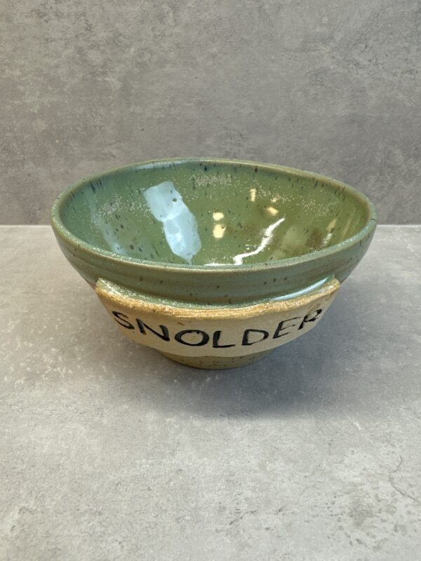 Grøn “Snolder” skål (2. Sortering) - Image 2