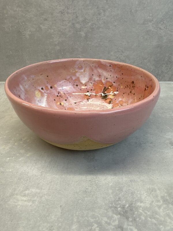 Lyserød skål 14cm